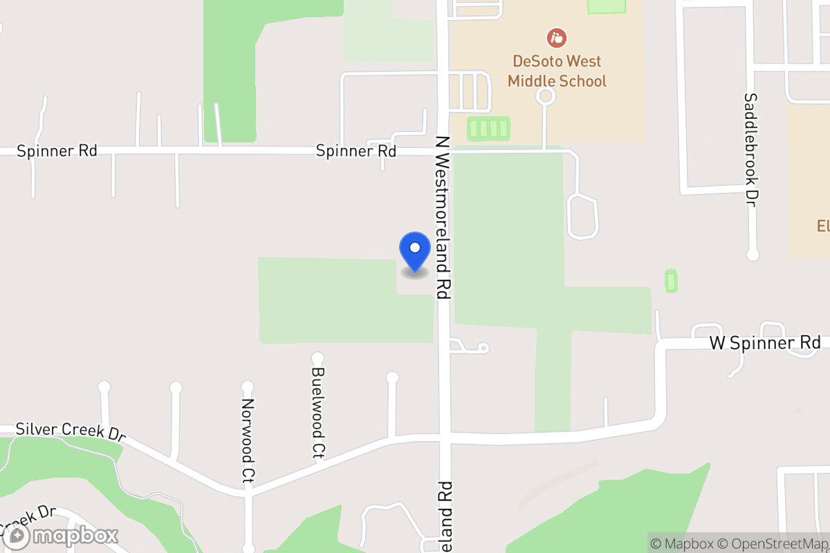 Map of 605 N Westmoreland Rd