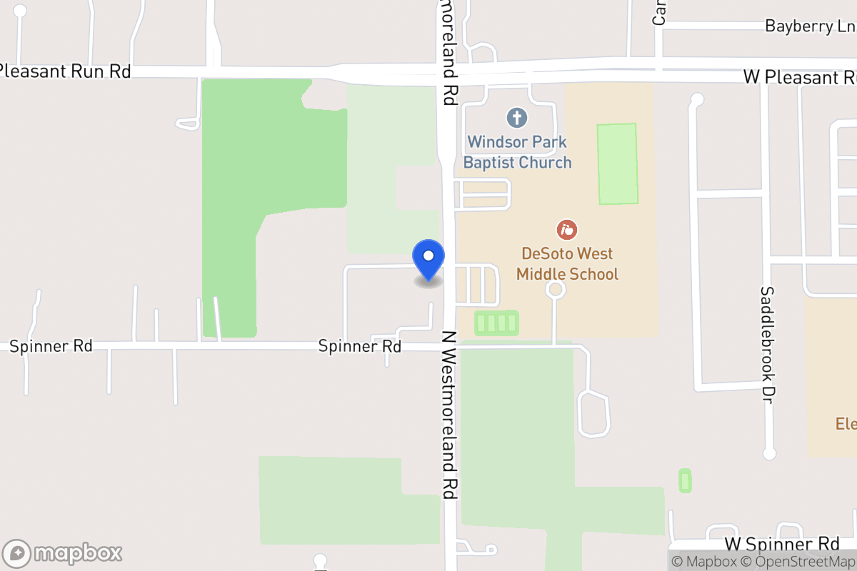 Map of 709 N Westmoreland Rd