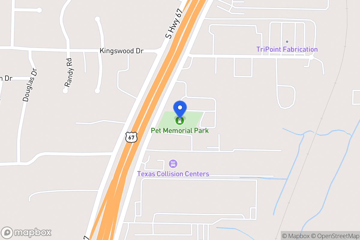 Map of 1210 S J Elmer Weaver Fwy