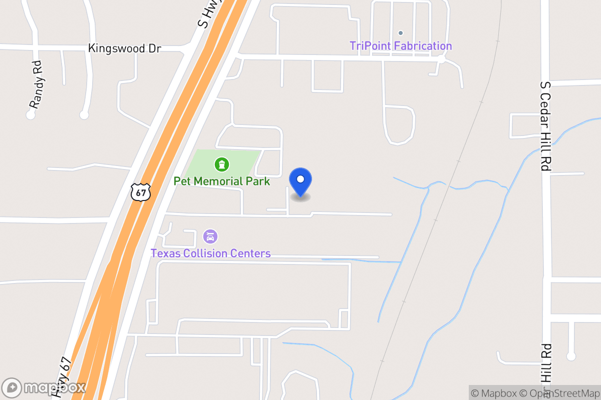 Map of 1230 S J Elmer Weaver Fwy
