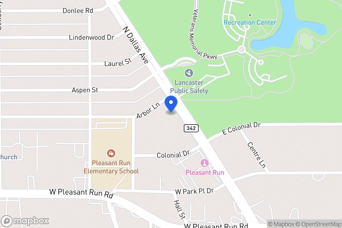 Map of 1535 N Dallas Ave