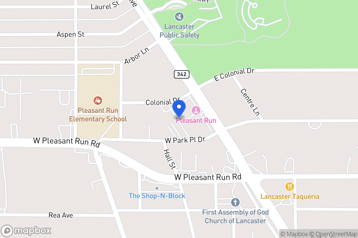 Map of 1425 N Dallas Ave