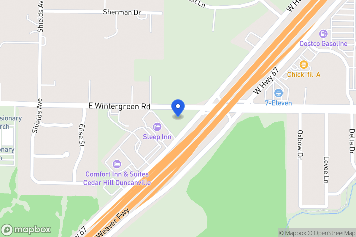 Map of 1190 E Wintergreen Rd