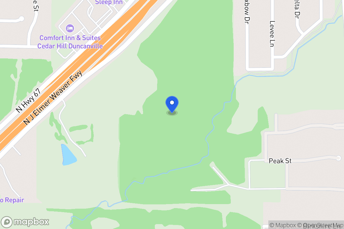 Map of 1400 N J Elmer Weaver Fwy