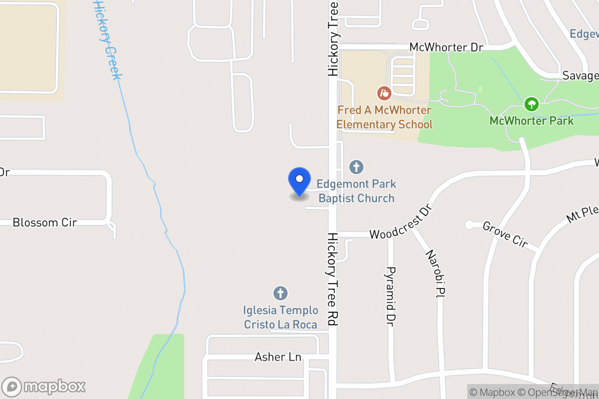 Map of 1827 Hickory Tree Rd