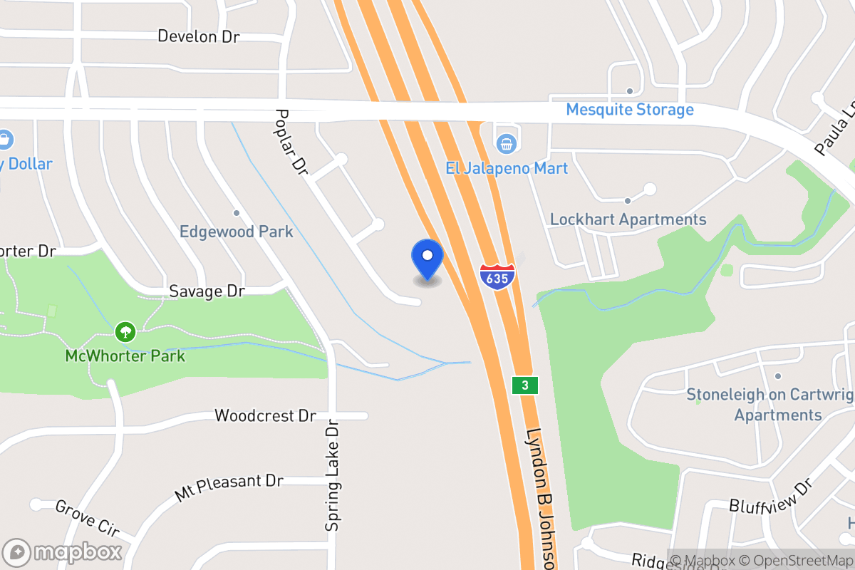 Map of 23499 Lbj Fwy
