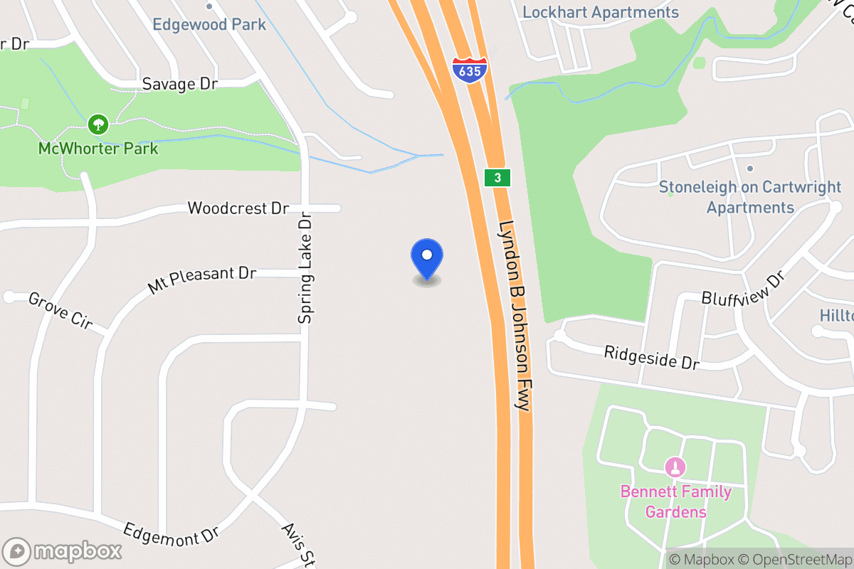 Map of 23501 Lbj Fwy