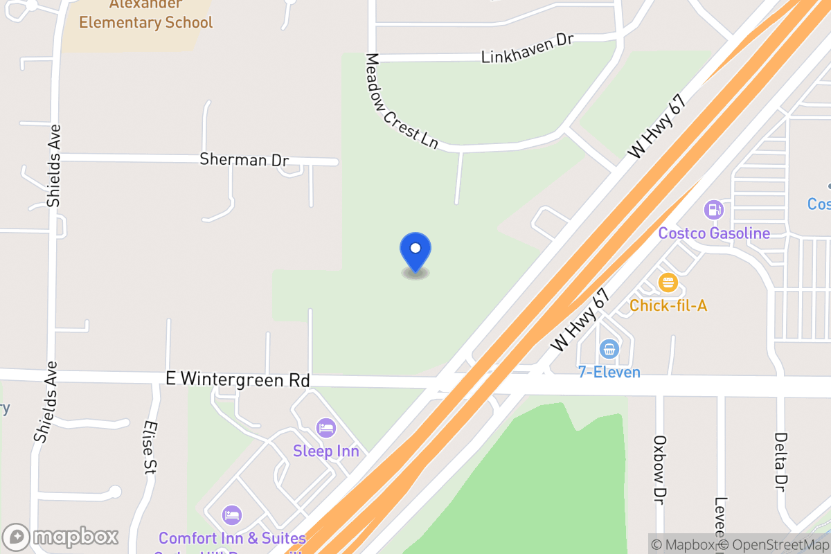 Map of 1495 N J Elmer Weaver Fwy