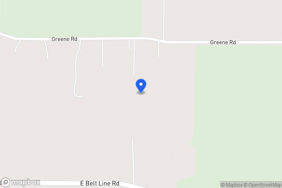 Map of 2140 Greene Rd