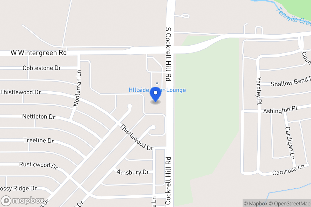 Map of 1321 Cockrell Hill Rd