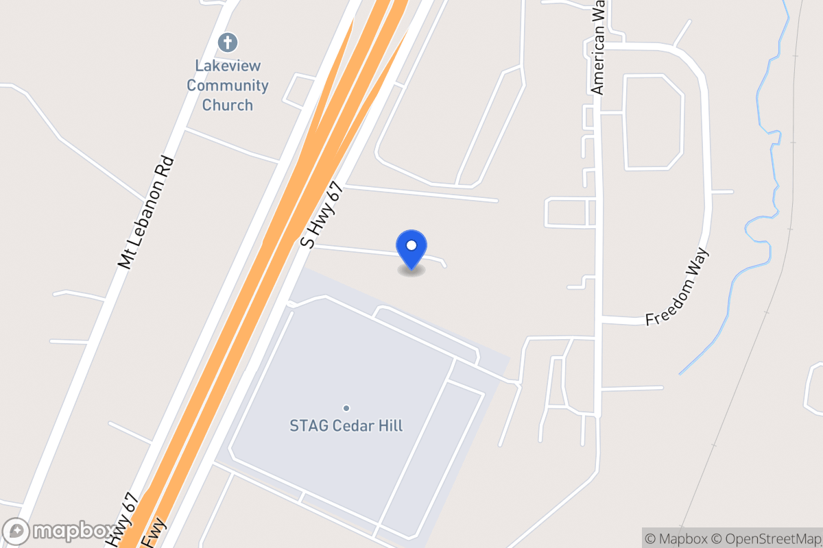 Map of 1542 S J Elmer Weaver Fwy
