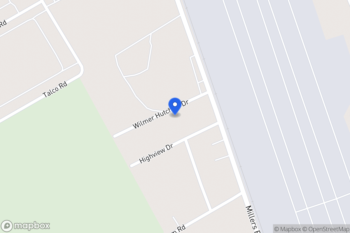 Map of 1000 Wilmer Hutchins Dr