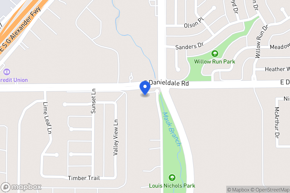 Map of 1503 Ferguson Ln