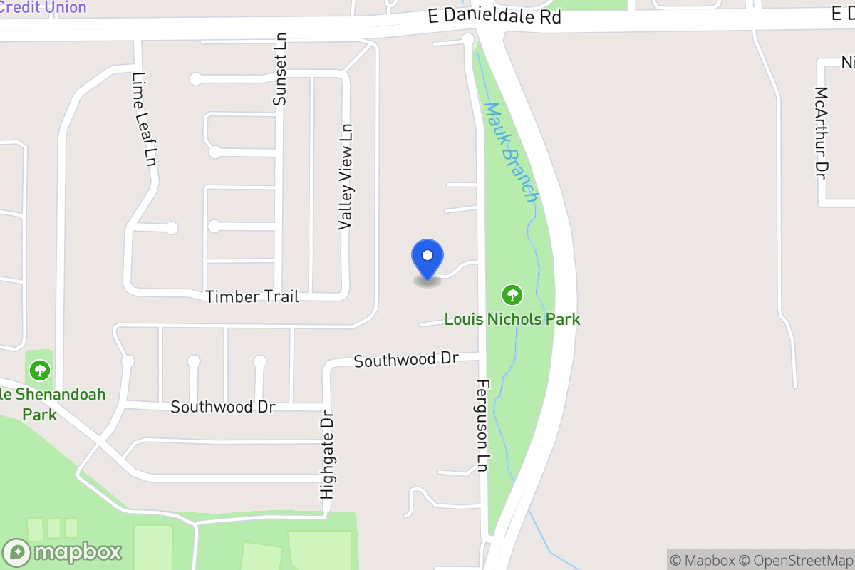 Map of 1611 Ferguson Ln