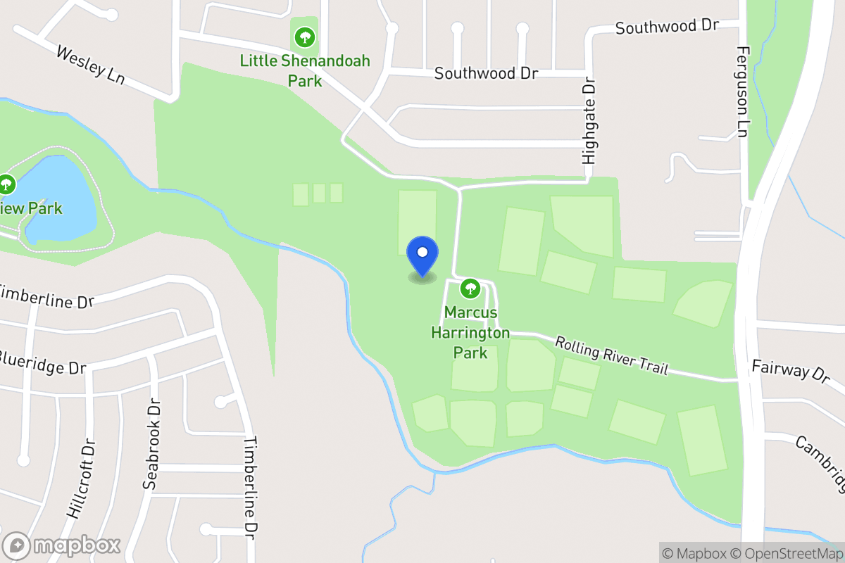 Map of 1801 S Cockrell Hill Rd