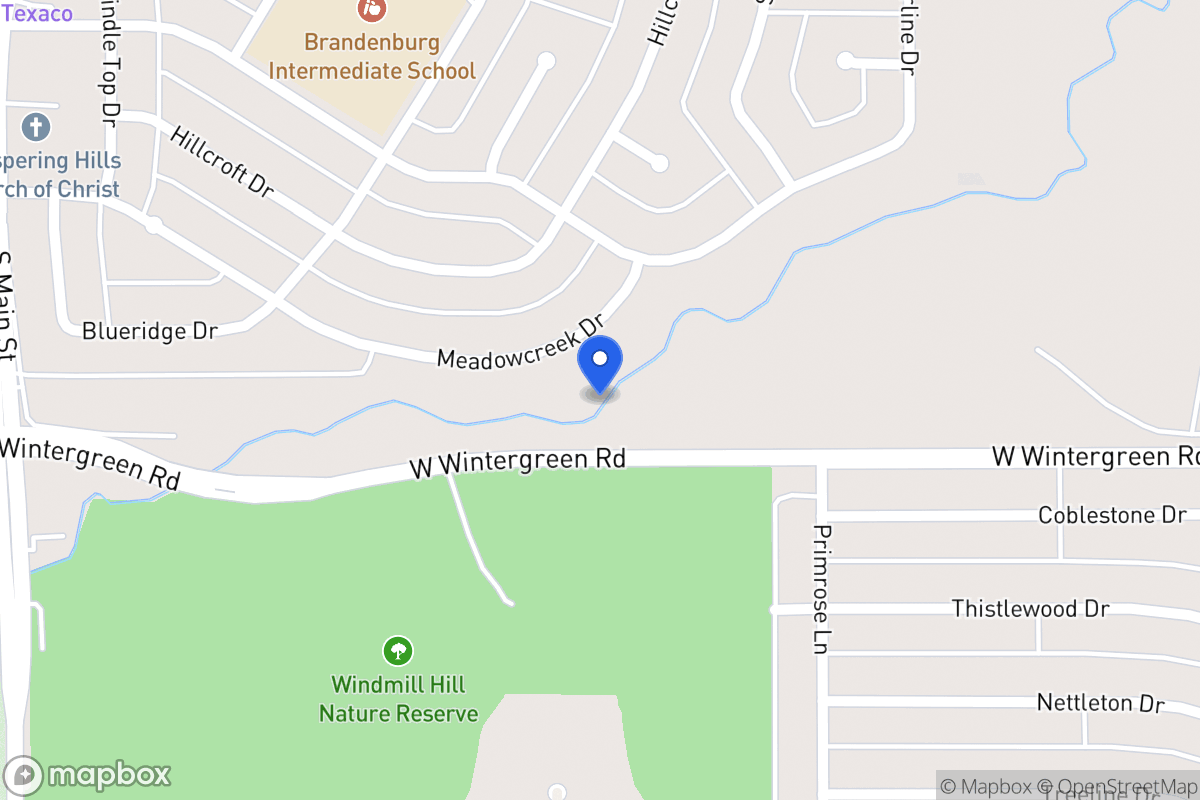 Map of 1700 W Wintergreen Rd
