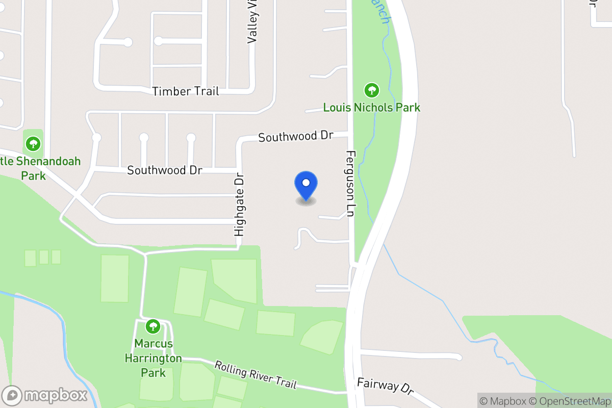 Map of 1707 Ferguson Ln