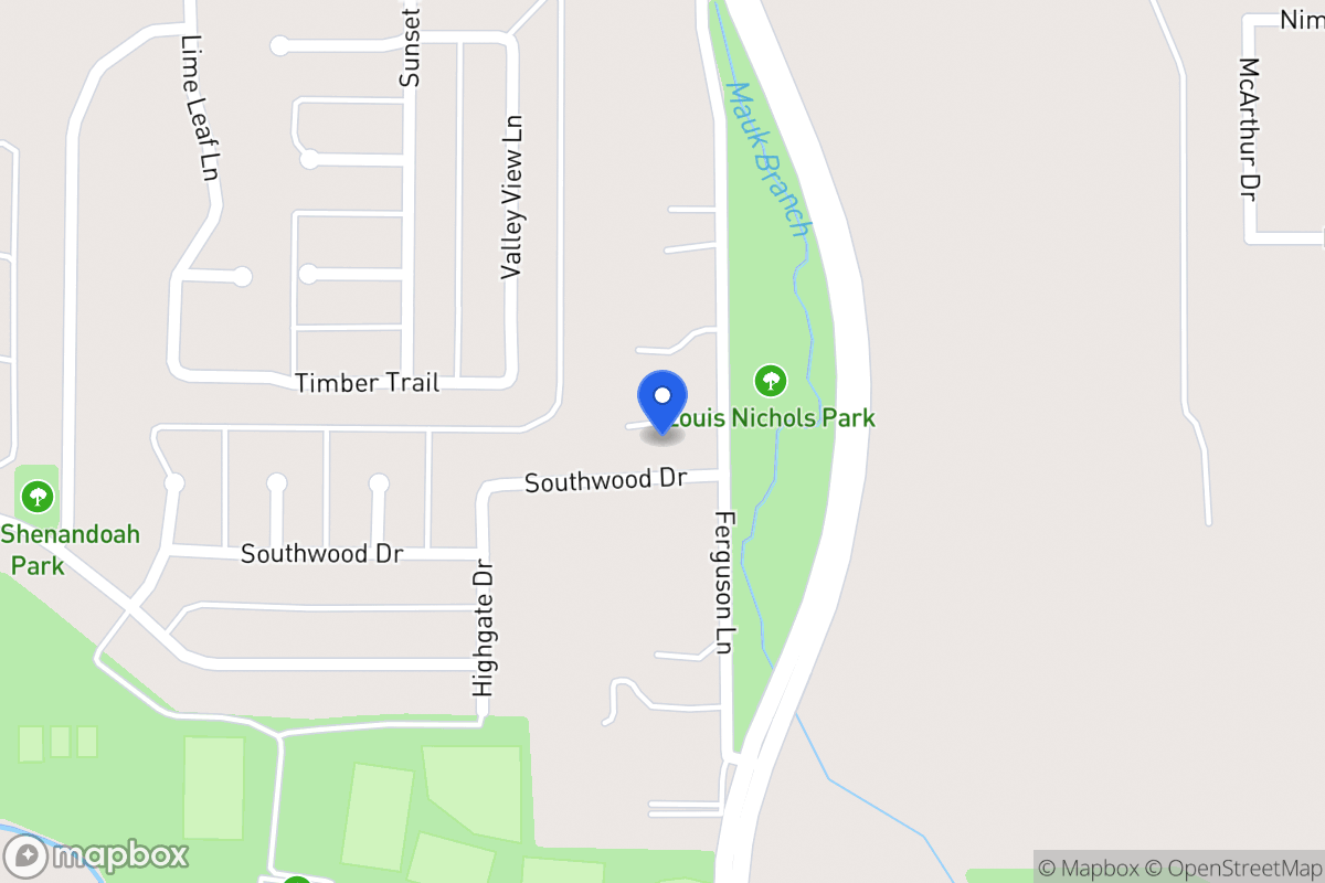 Map of 1623 Ferguson Ln