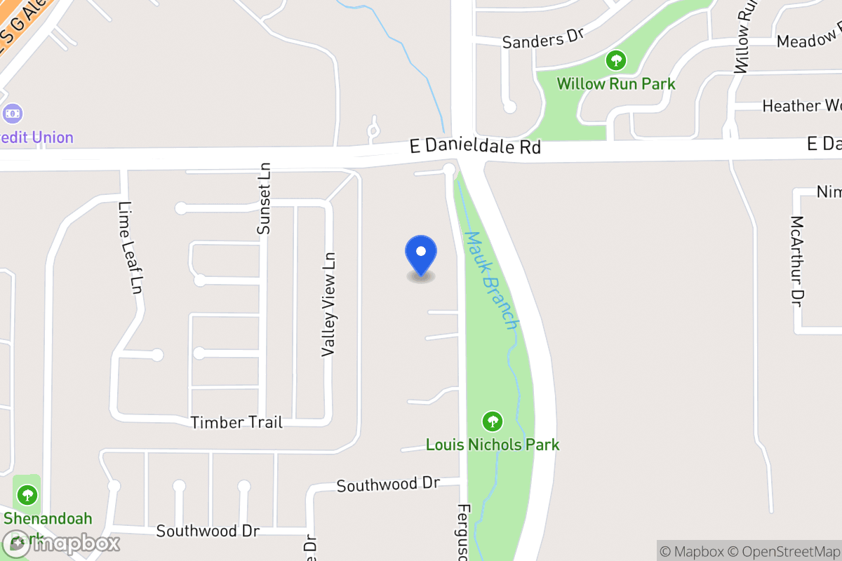 Map of 1519 Ferguson Ln