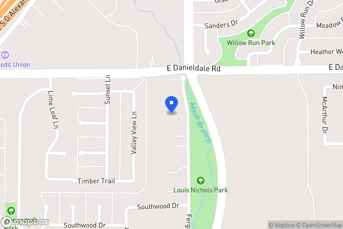 Map of 1515 Ferguson Ln