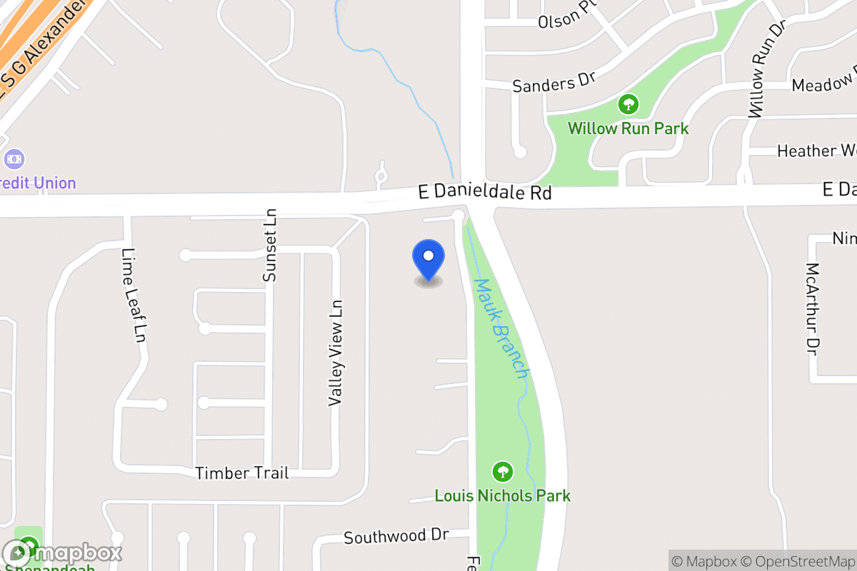 Map of 1511 Ferguson Ln