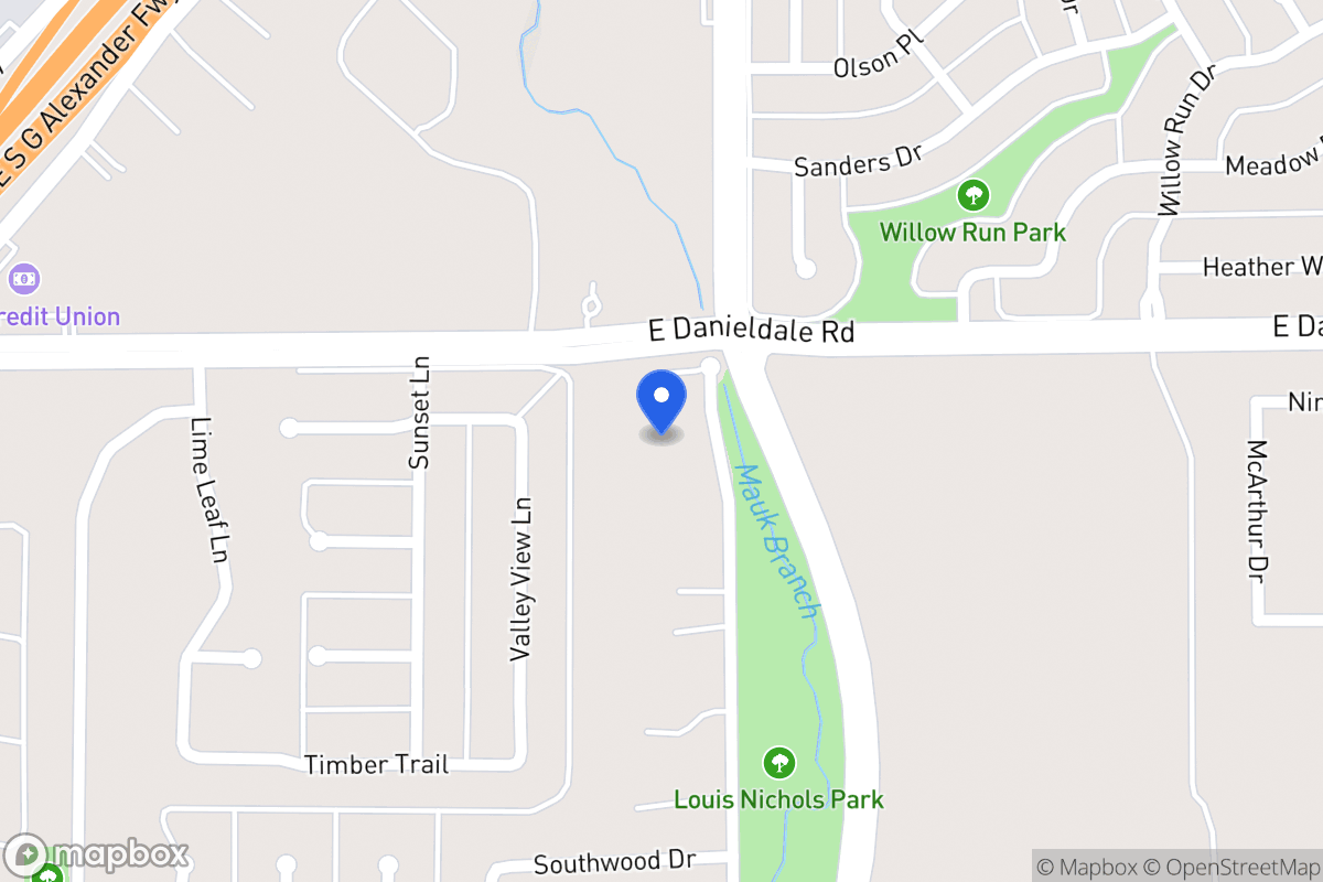 Map of 1507 Ferguson Ln