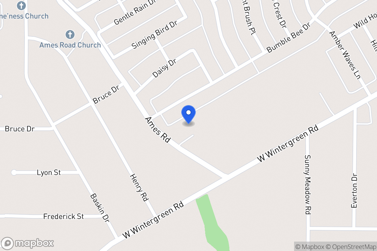 Map of 2820 Ames Rd