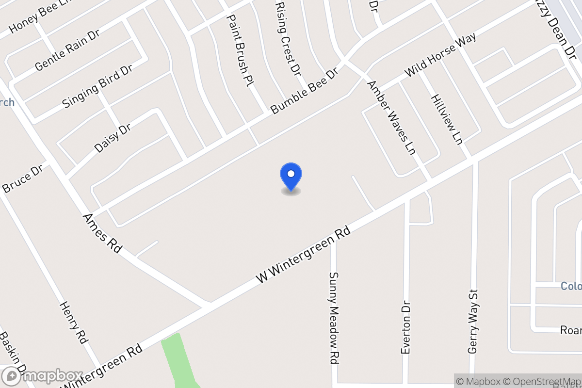 Map of 1215 W Wintergreen Rd