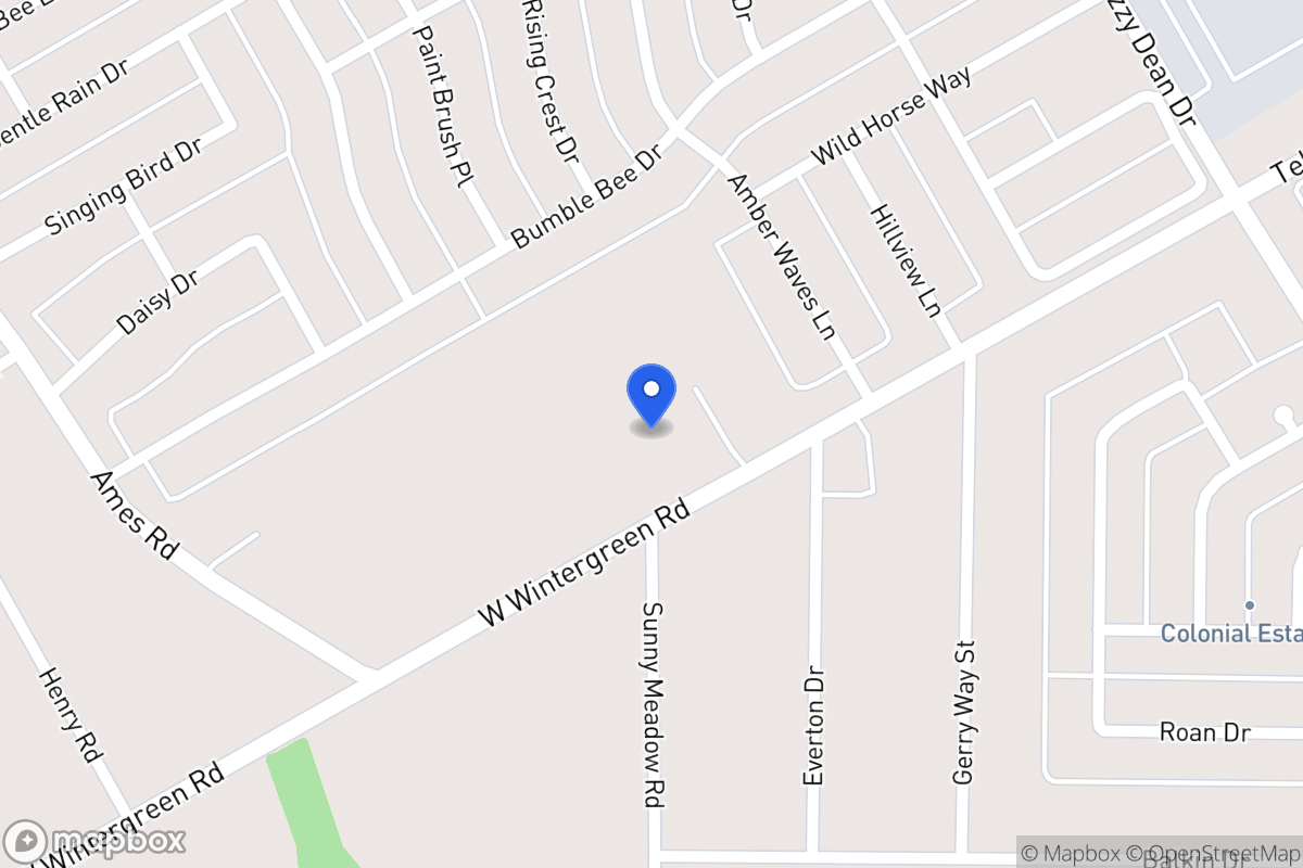 Map of 1125 W Wintergreen Rd