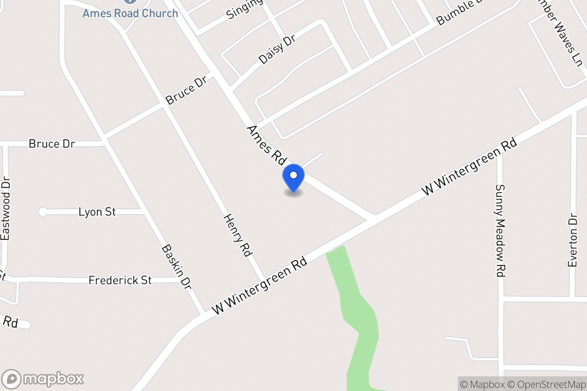 Map of 2701 Ames Rd