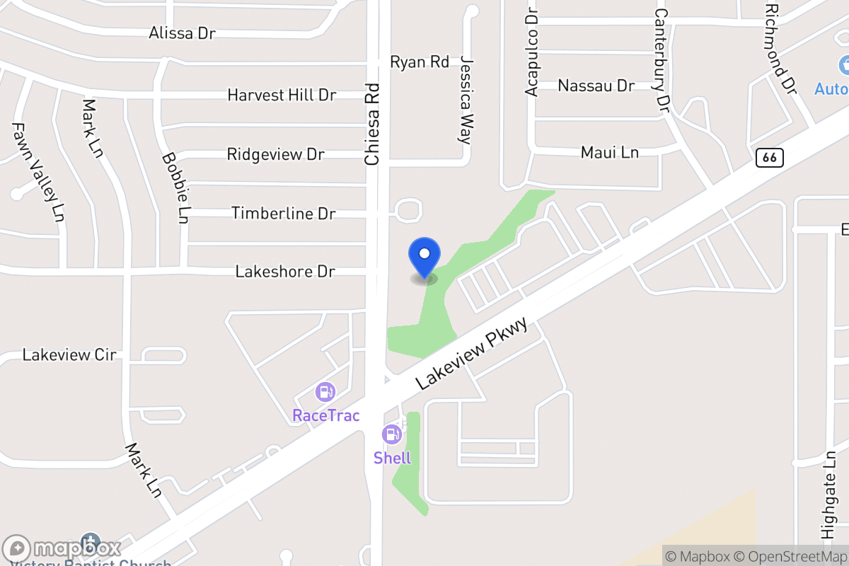Map of 1424 Chiesa Rd