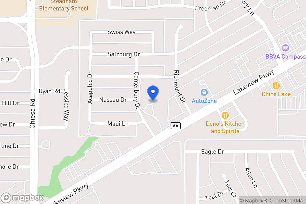 Map of 7713 Lakeview Pkwy