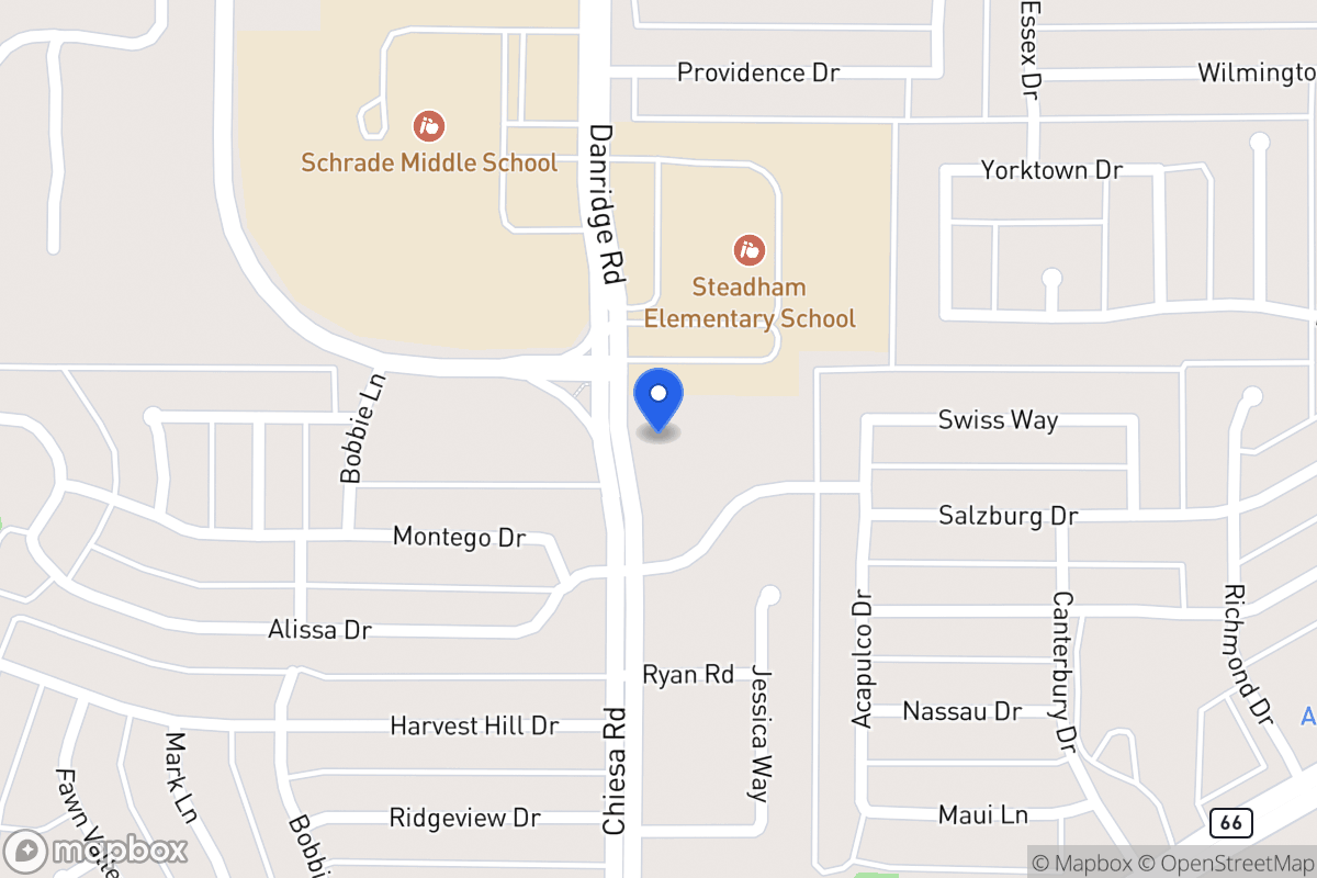 Map of 6218 Chiesa Rd