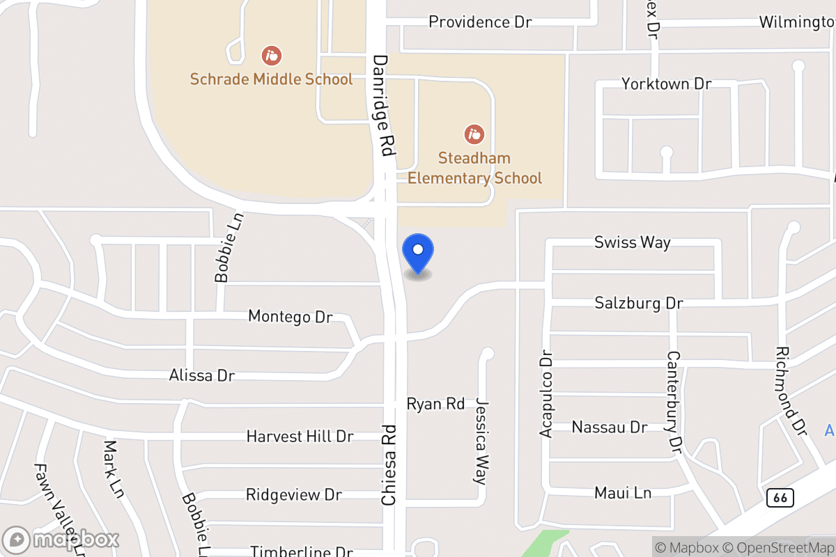 Map of 6214 Chiesa Rd