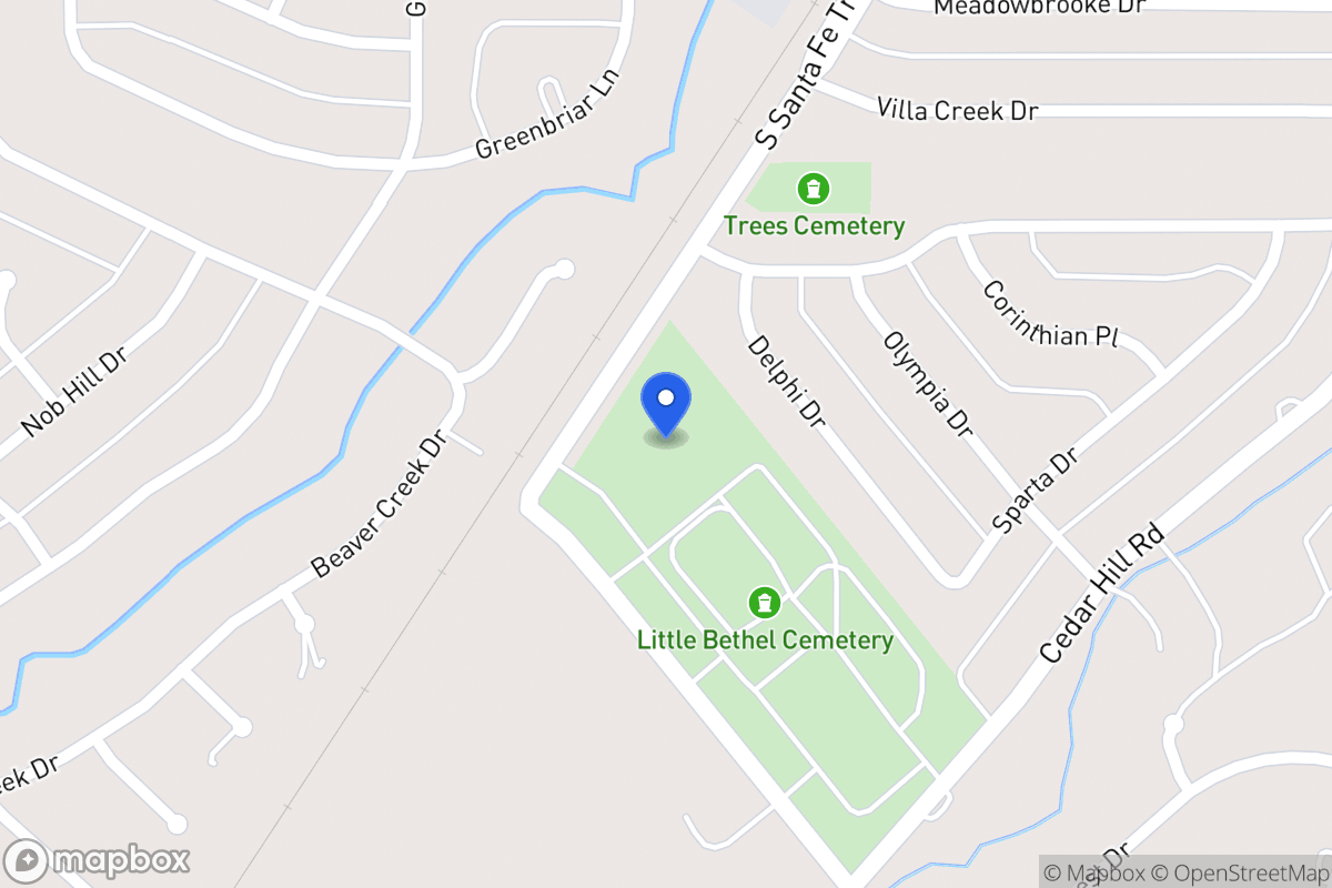 Map of 1486 Cedar Hill Rd