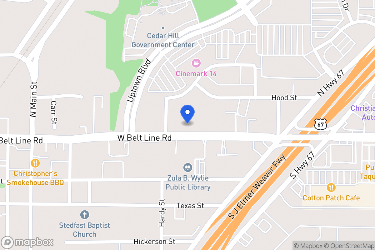 Map of 225 W Belt Line Rd