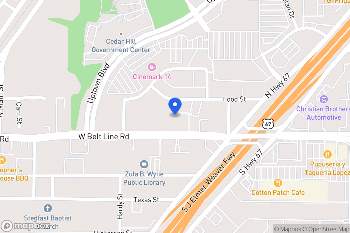 Map of 217 W Beltline Rd
