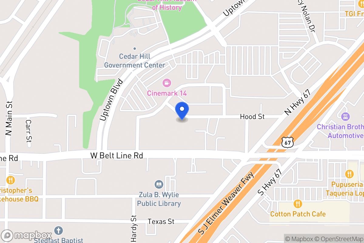 Map of 216 Hood Dr