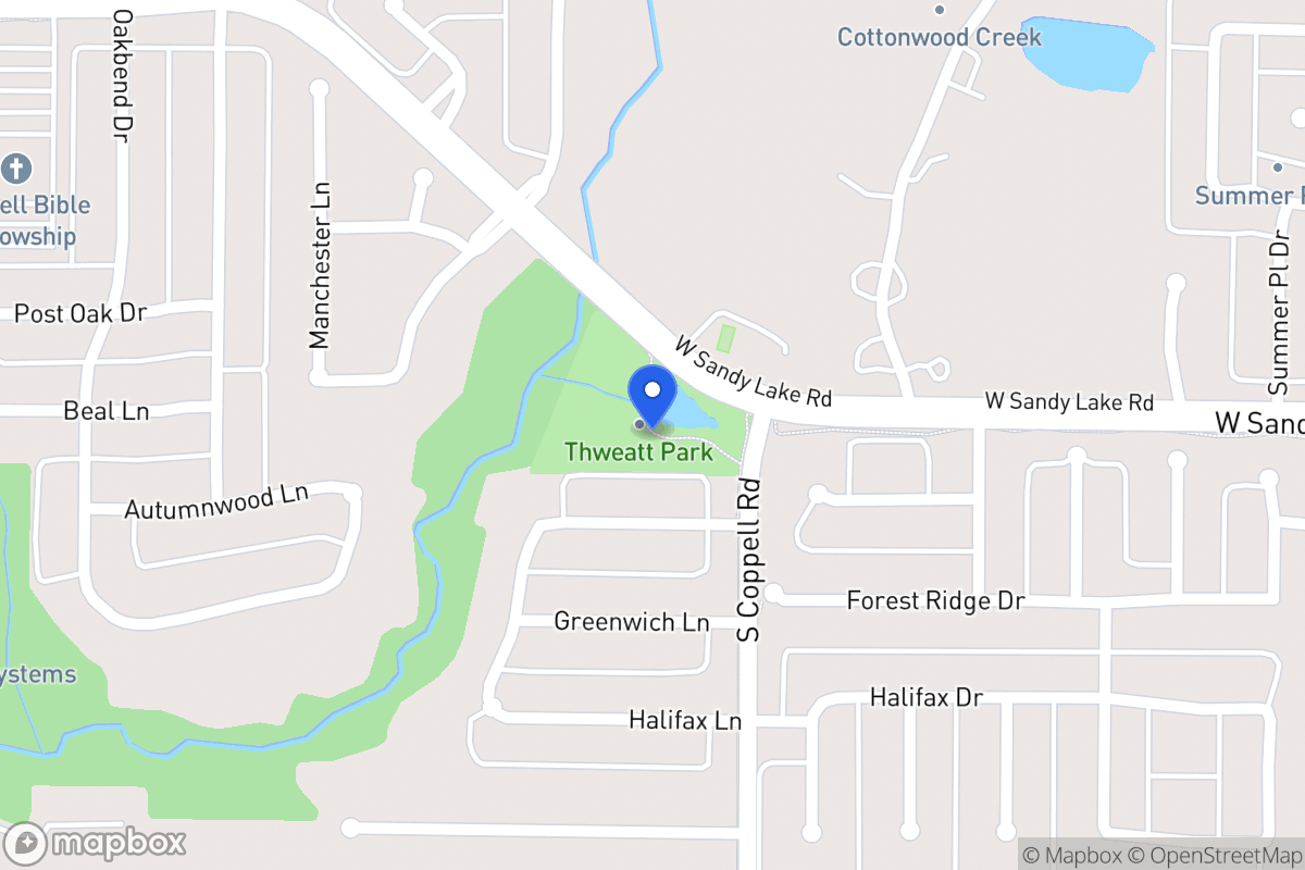 Map of 184 N Coppell Rd