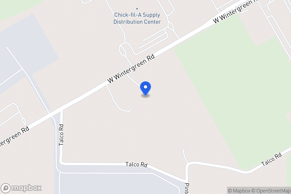 Map of 1900 W Wintergreen Rd