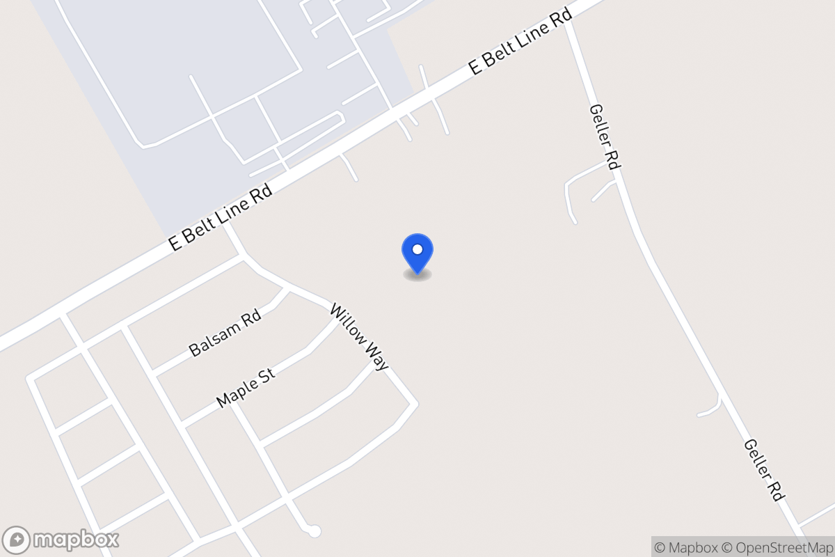Map of 1320 E Beltline Rd