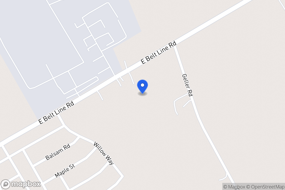 Map of 1408 E Beltline Rd
