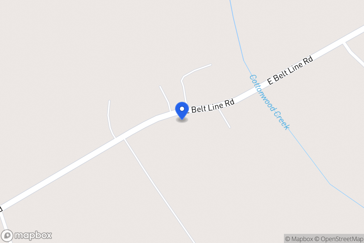 Map of 1812 W Beltline Rd