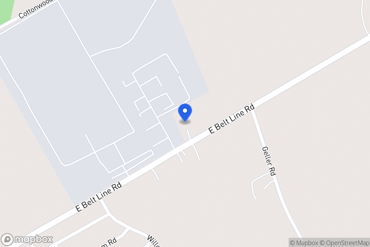 Map of 1407 E Beltline Rd