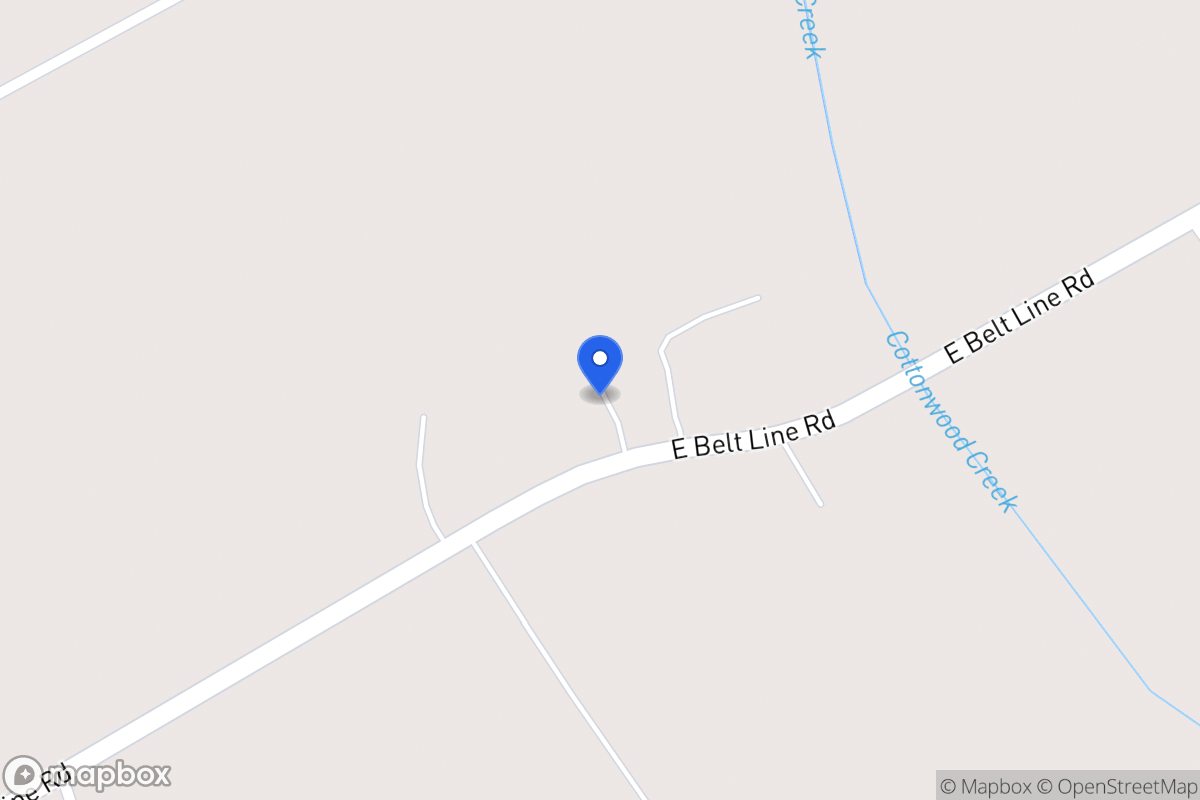 Map of 1805 W Beltline Rd