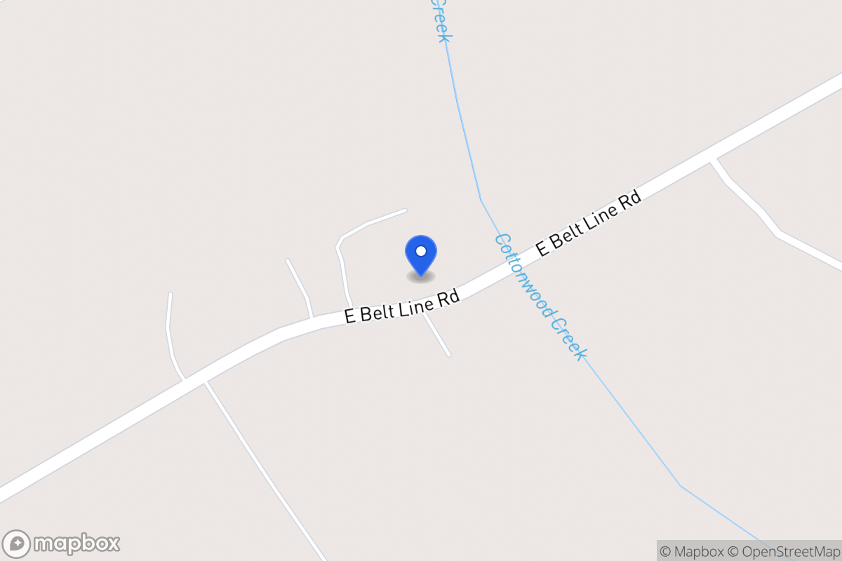 Map of 1831 W Beltline Rd