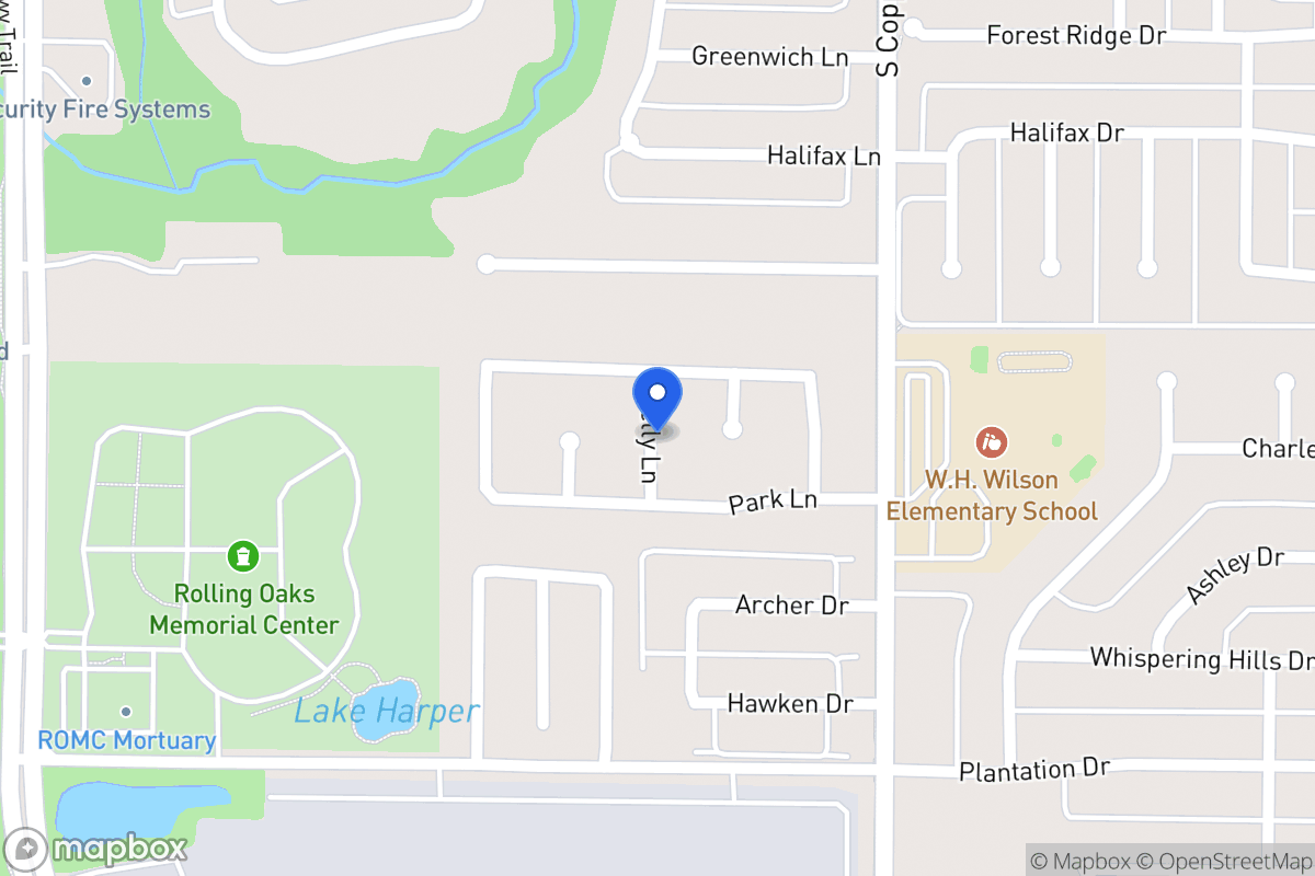 Map of 301 S Coppell Rd