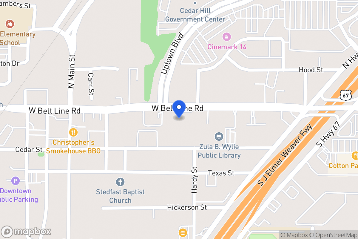 Map of 310 W Belt Line Rd