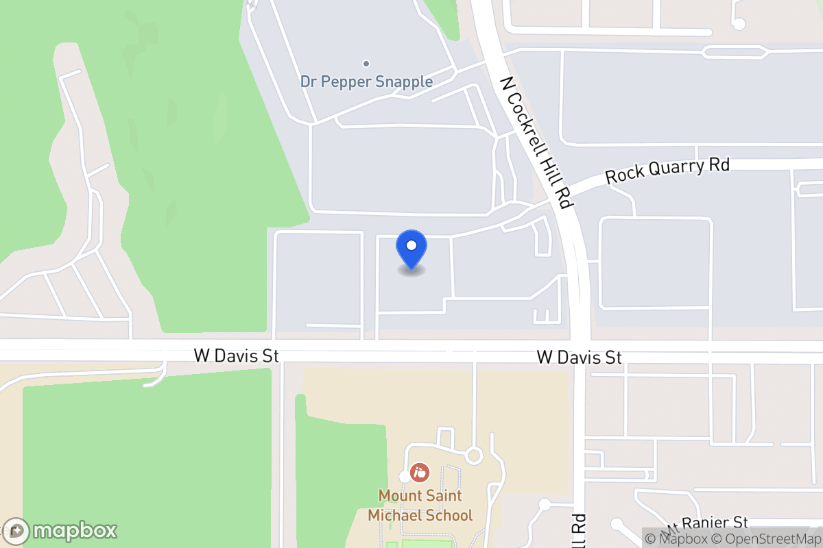 Map of 1005 N Cockrell Hill Rd