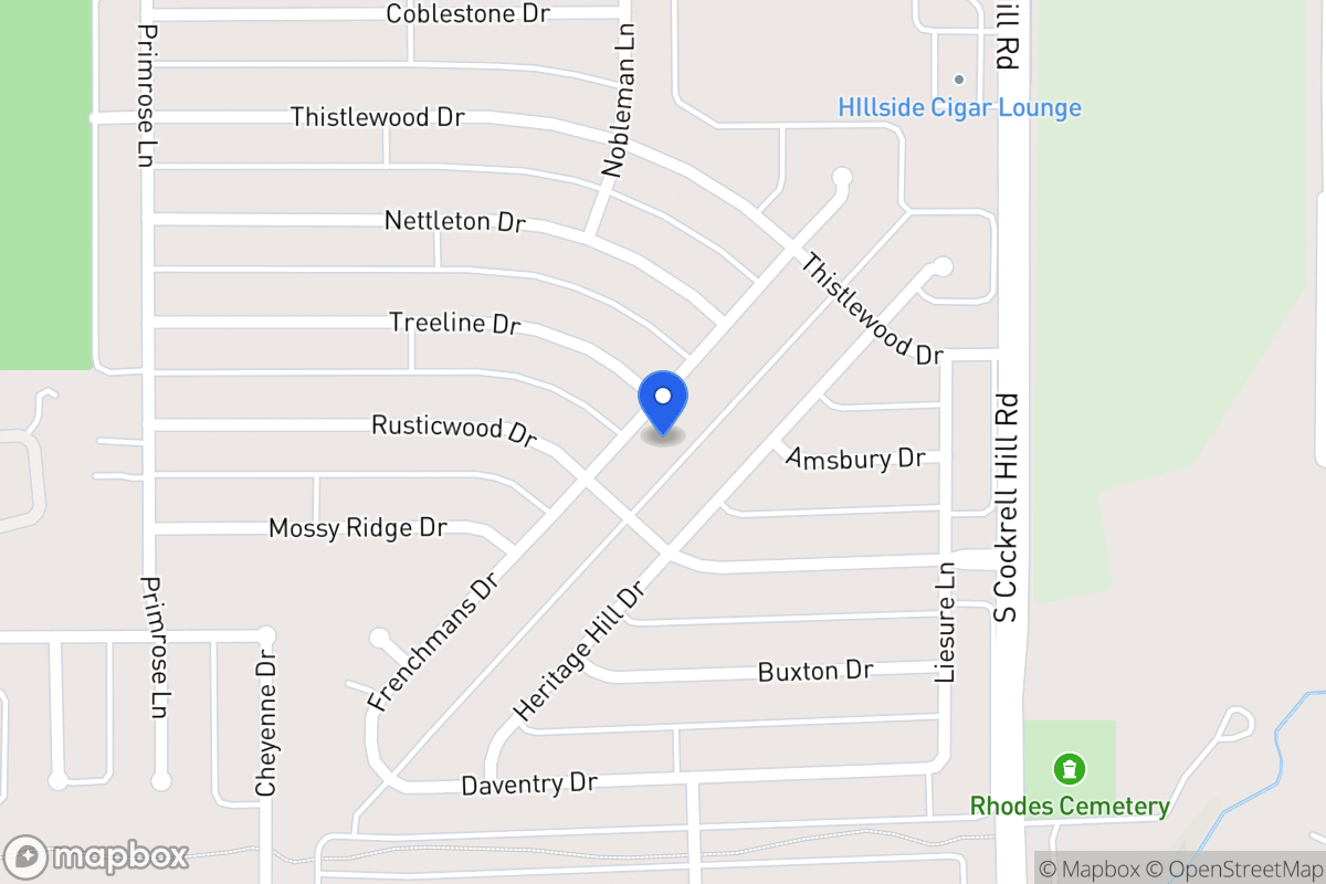 Map of 1308 Frenchmans Dr